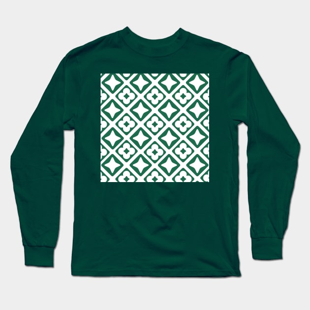 Geometic Stars Long Sleeve T-Shirt by Arrowwood Creative